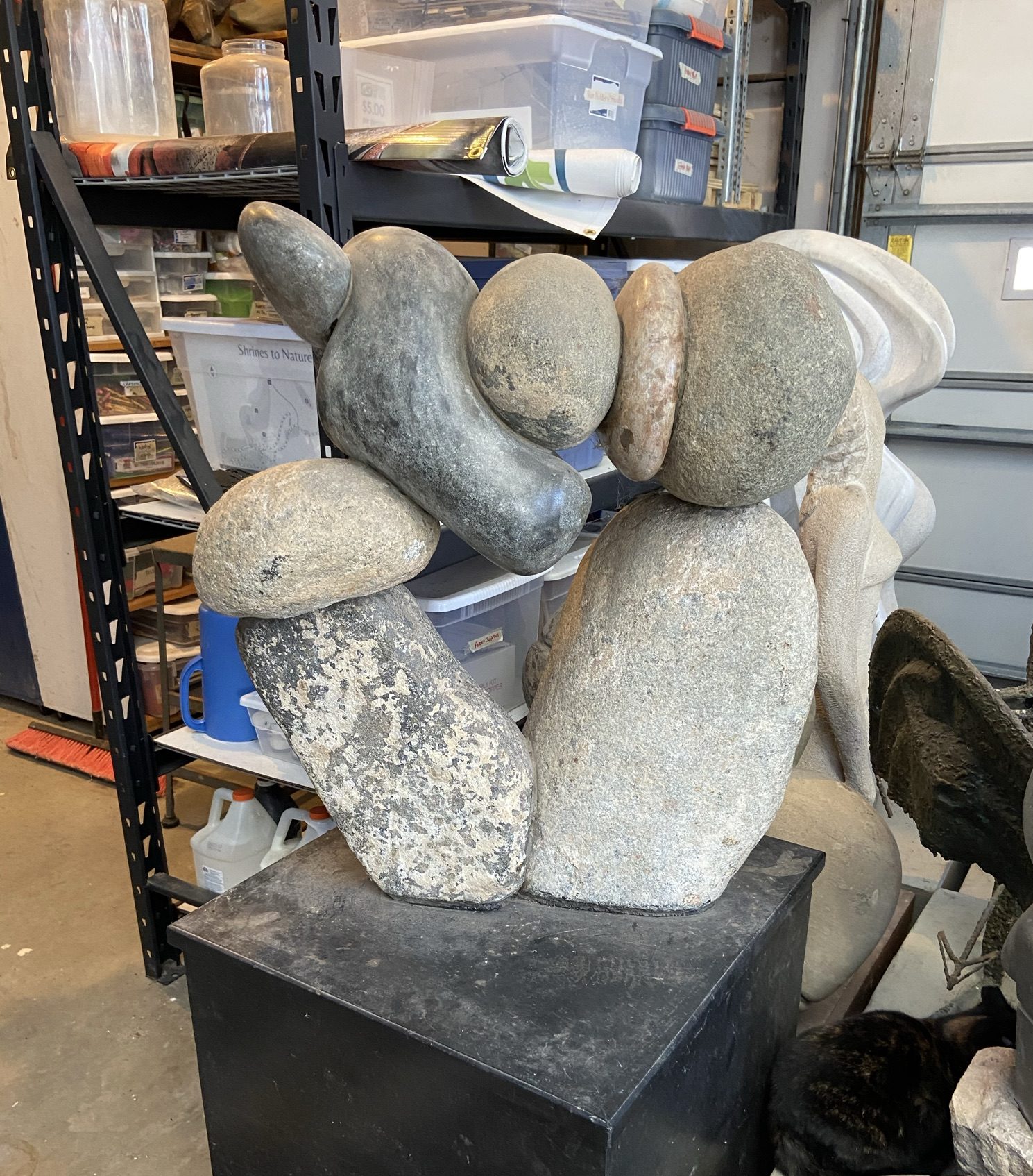 Abundance A sculpture of various granite stones