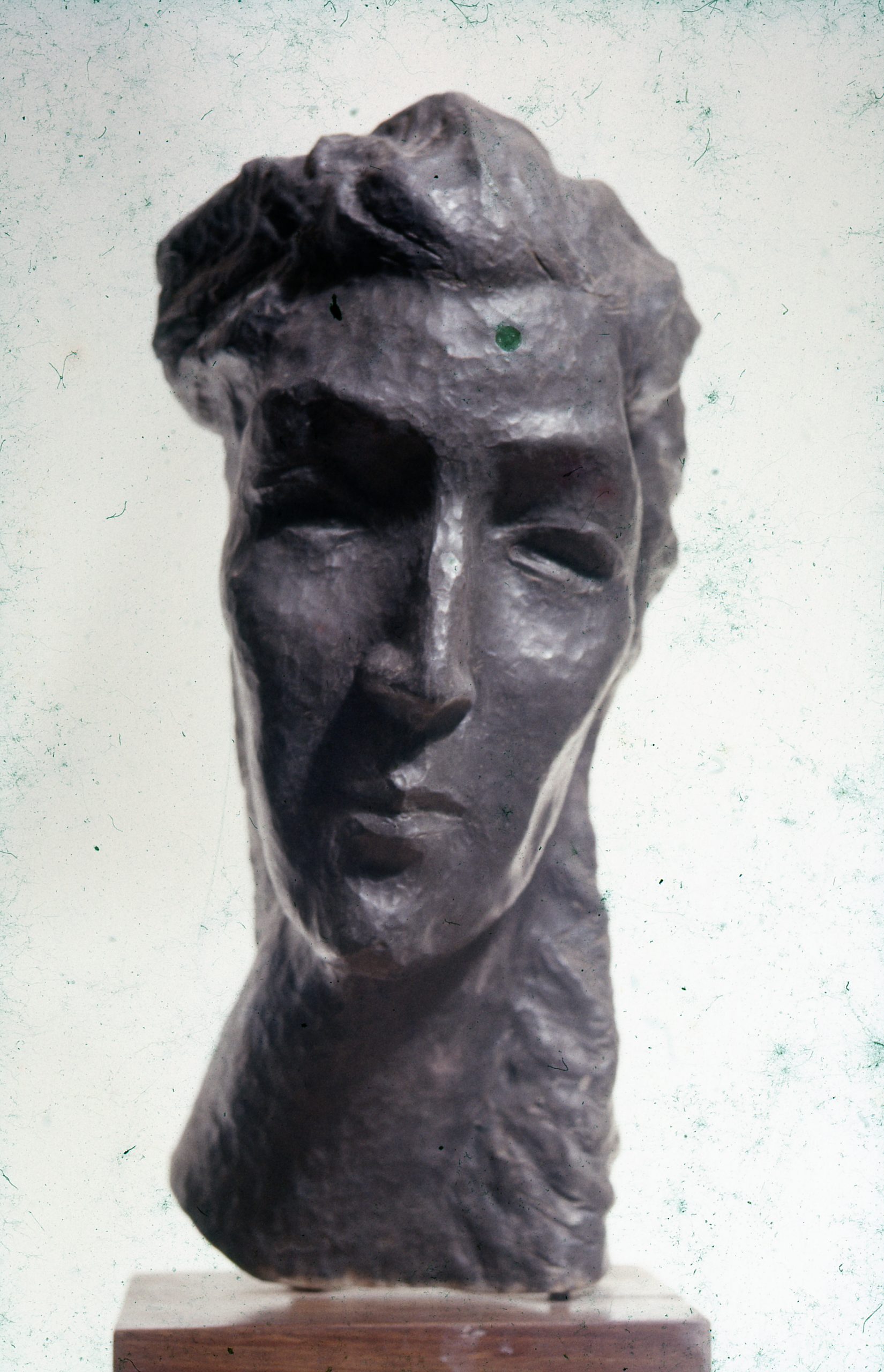Yolanda A sculpture of a human face and neck